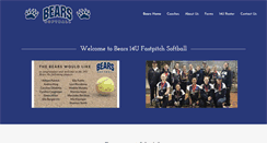 Desktop Screenshot of bearssoftball.org